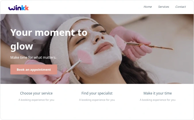 Design preview — Beauty & Wellness